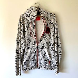 Nixon all over print hoodie